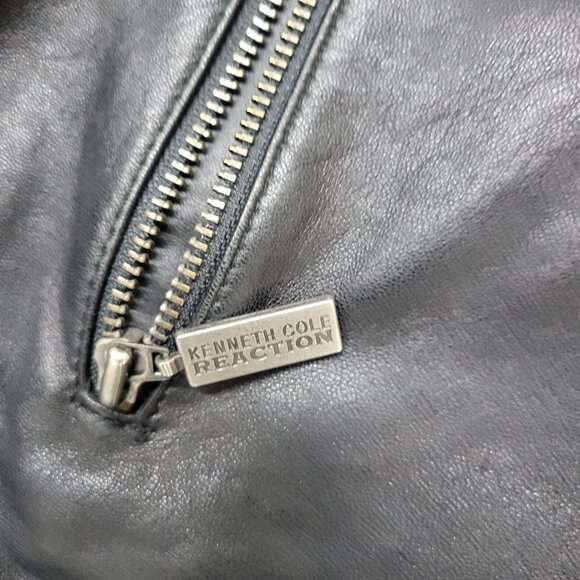 Kenneth Cole Reaction Lambskin Leather Jacket, RN 54163 - Picture 4 of 11
